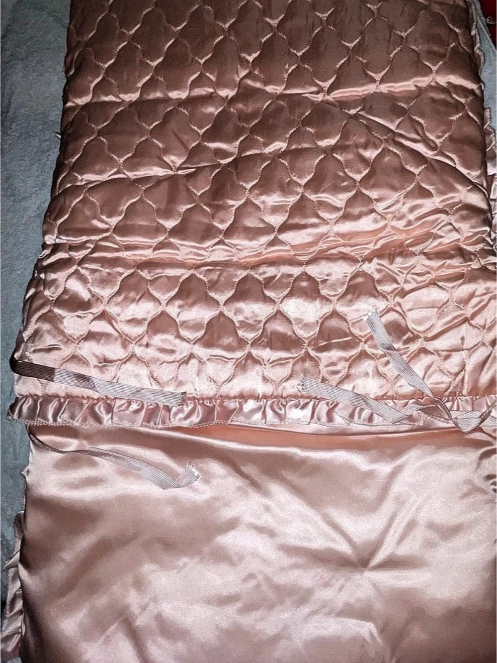 Cuddle-Nest 618 Cuddle Nest Pink Cotton Quilted Baby bed buggy pad